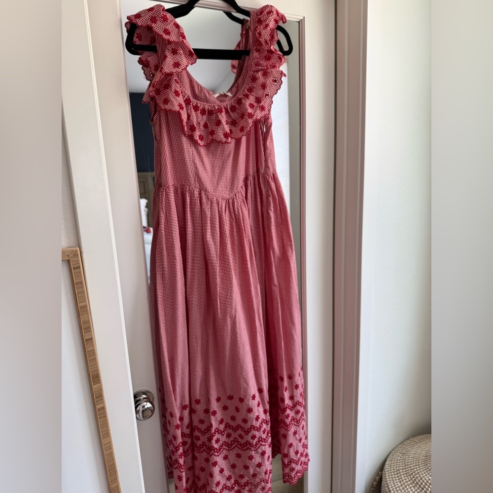 DOEN Red Gingham Dress